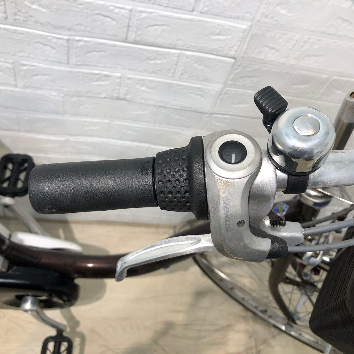 中古電動自転車 ブリヂストン アシスタ  ライト ブラウン 26インチ YA088