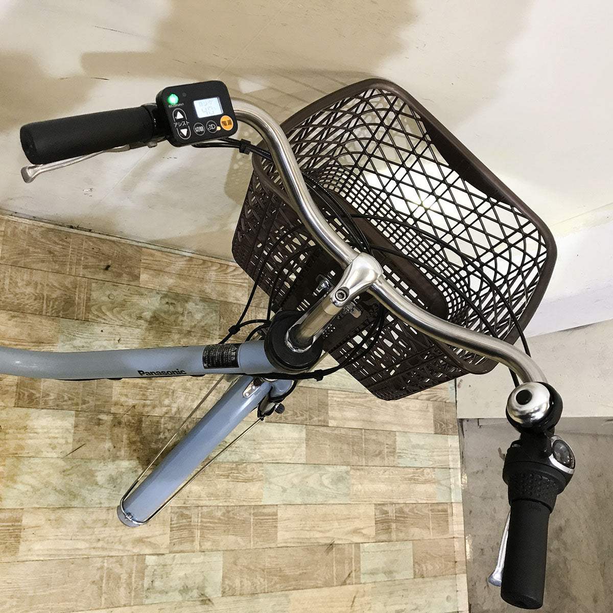 中古電動自転車 パナソニック ビビ スタイル ブルー 26インチ KF005 