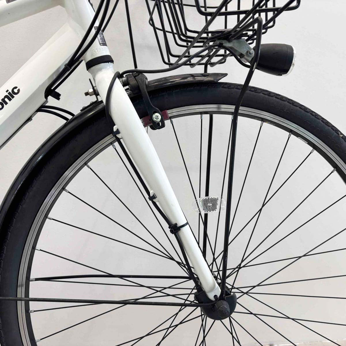 中古電動自転車 パナソニック ベロスター ホワイト 700C YJ027