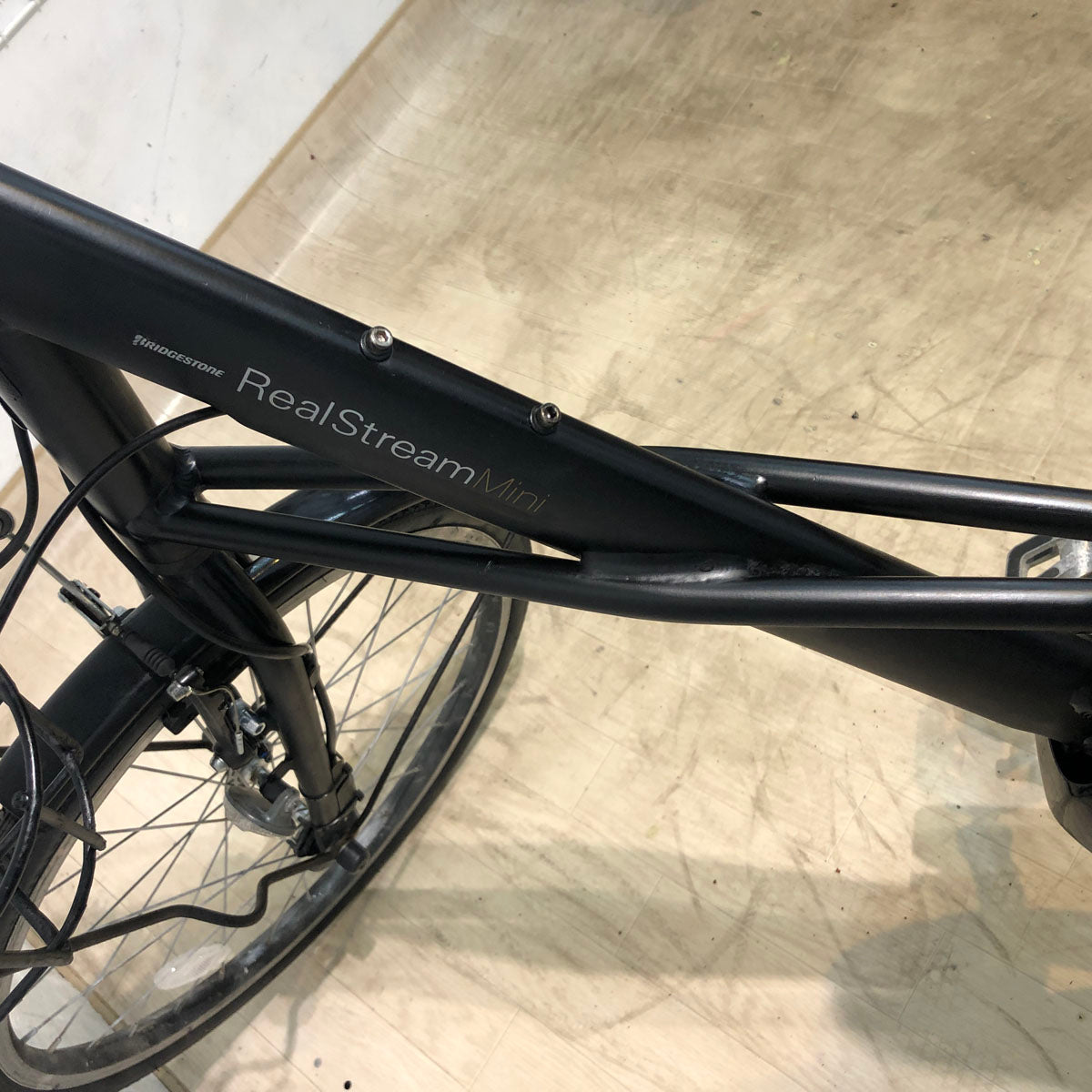 中古電動自転車 ブリヂストン リアルストリーム ミニ ブラック 20