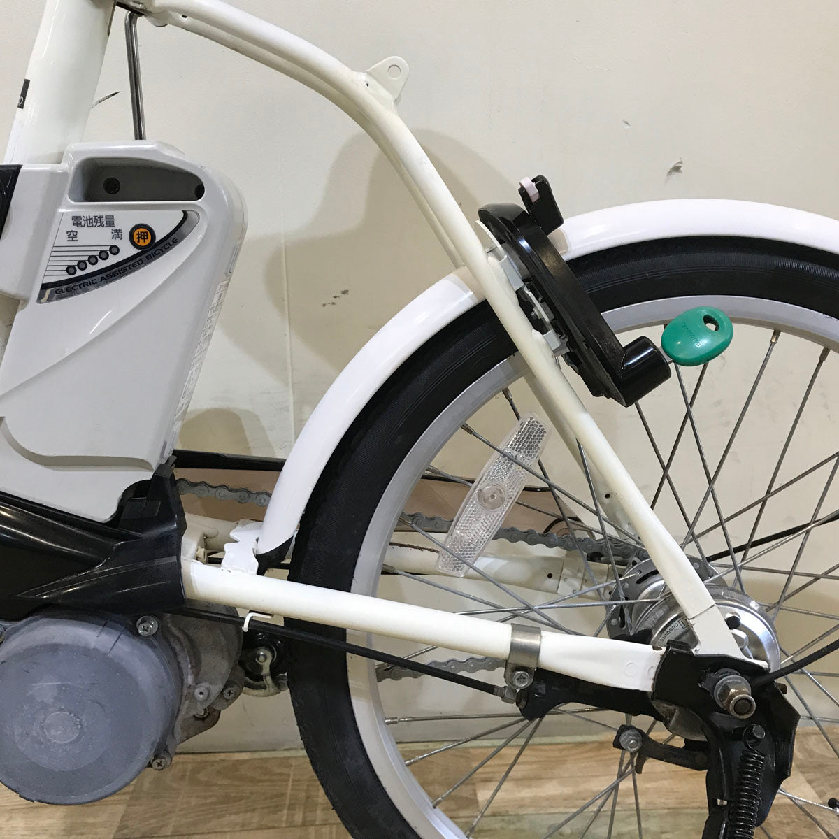 中古電動自転車 パナソニック シュガードロップ ホワイト 20インチ