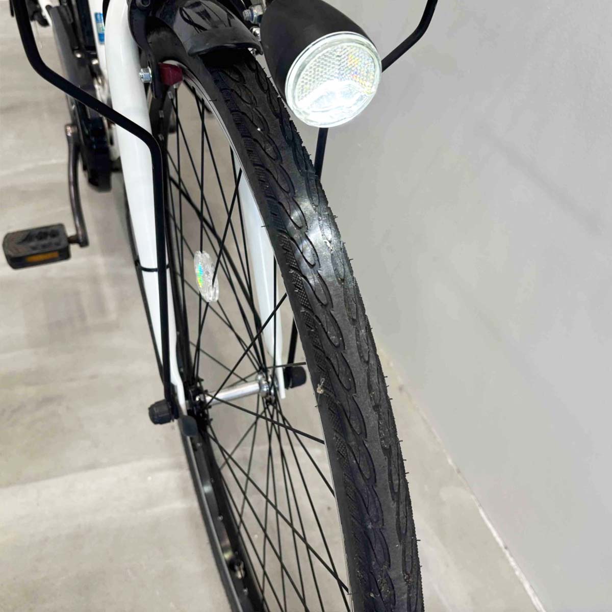 中古電動自転車 パナソニック ベロスター ホワイト 700C YJ027