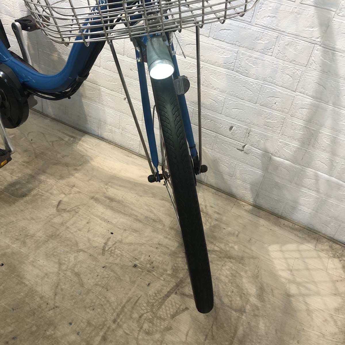 中古電動自転車 ブリヂストン アシスタ DX ブルー 26インチ YG008