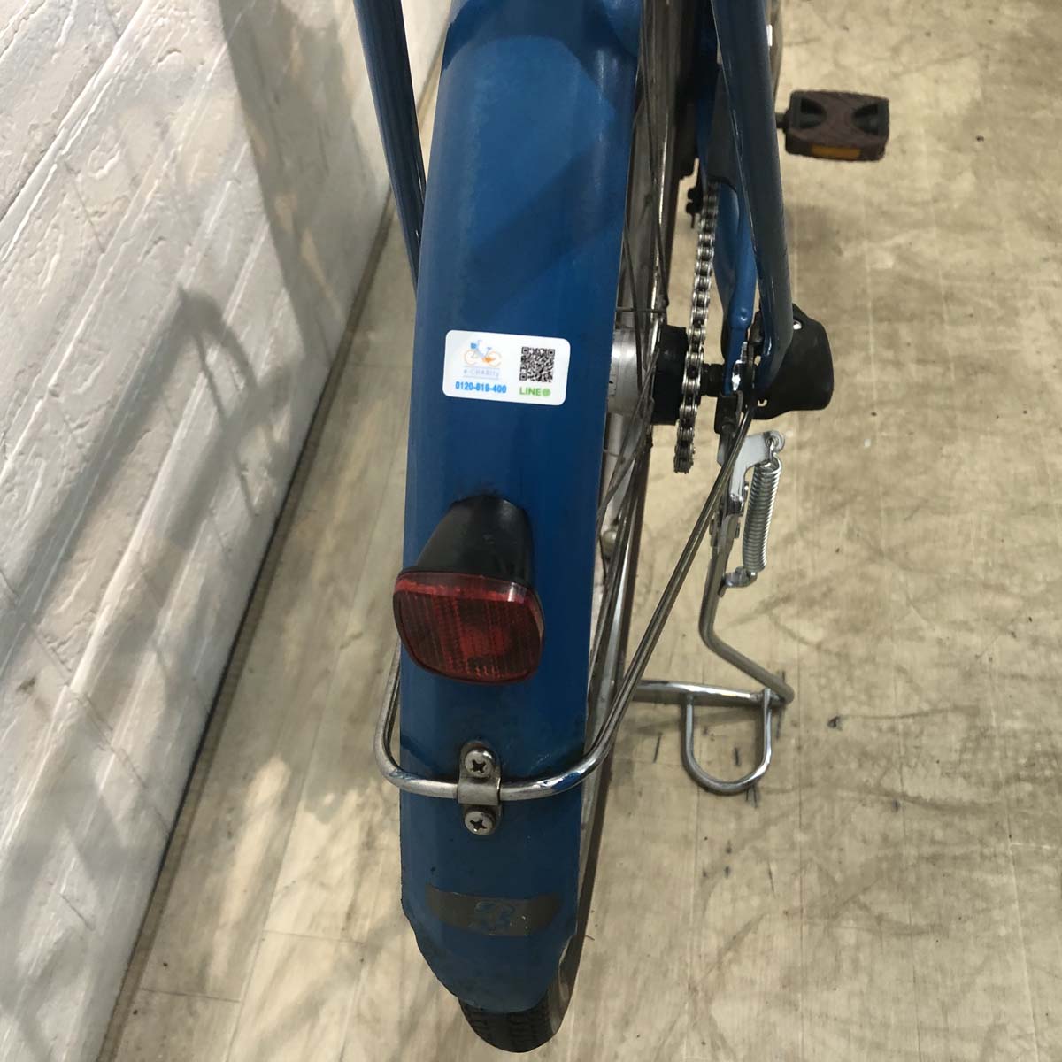 中古電動自転車 ブリヂストン アシスタ DX ブルー 26インチ YG008