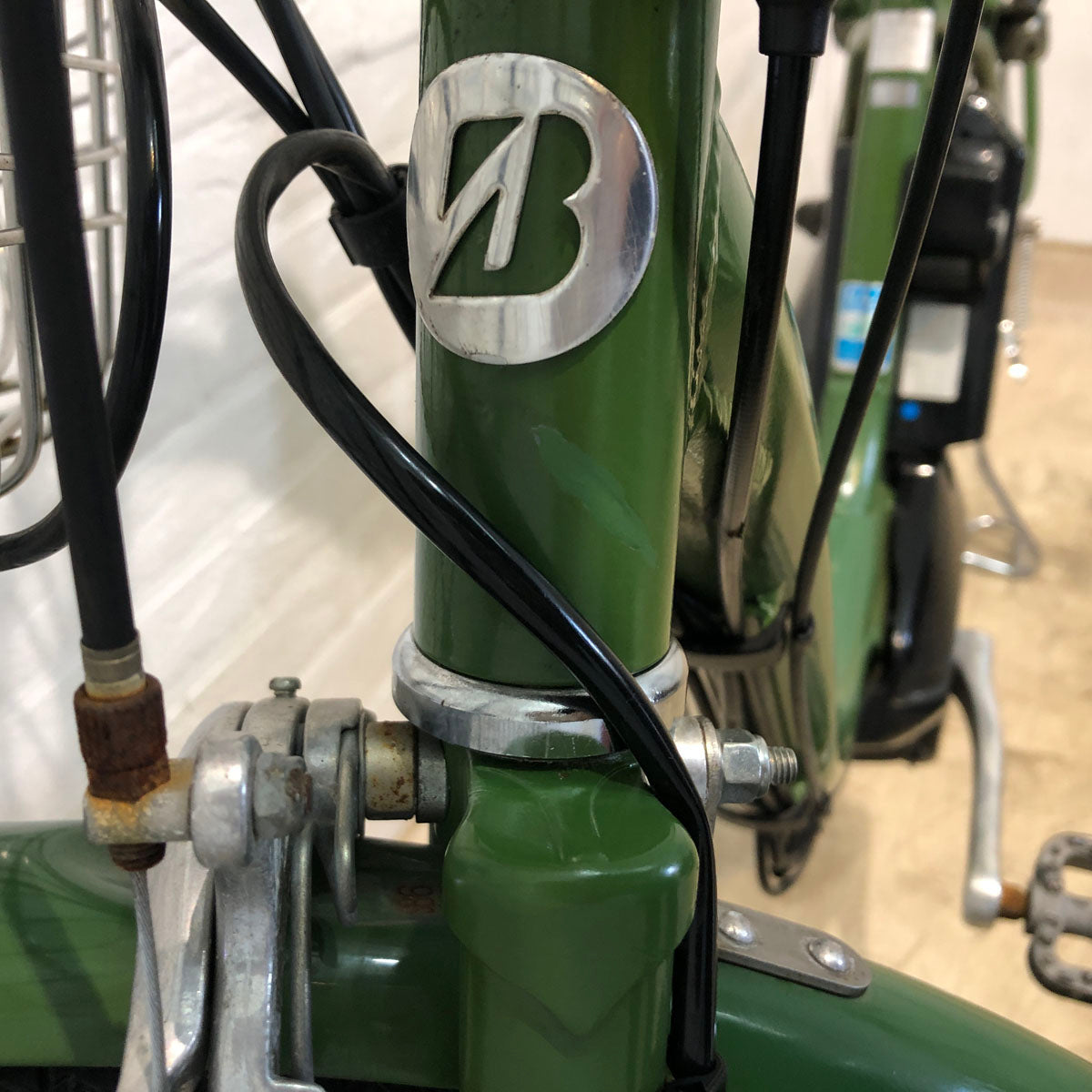 中古電動自転車 ブリヂストン アシスタ ファイン グリーン 26インチ YA091