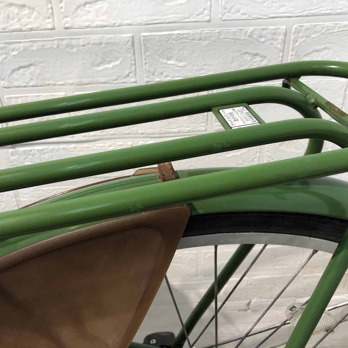 中古電動自転車 ブリヂストン アシスタ ファイン グリーン 26インチ YA091