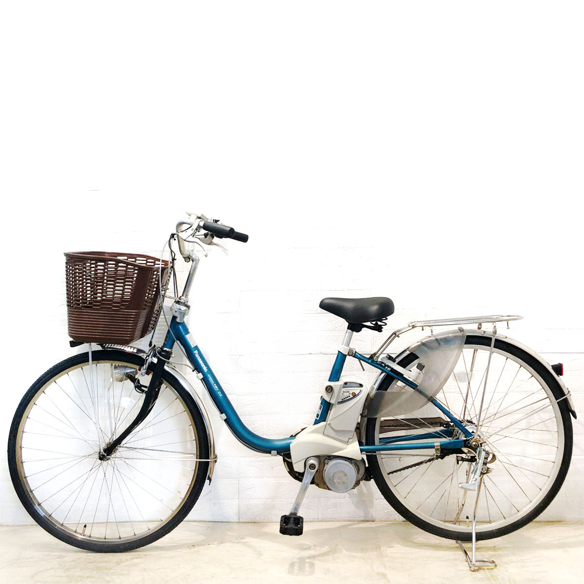 中古電動自転車 訳あり スペアバッテリー付 パナソニック ビビ DX  ブルー 26インチ YA092