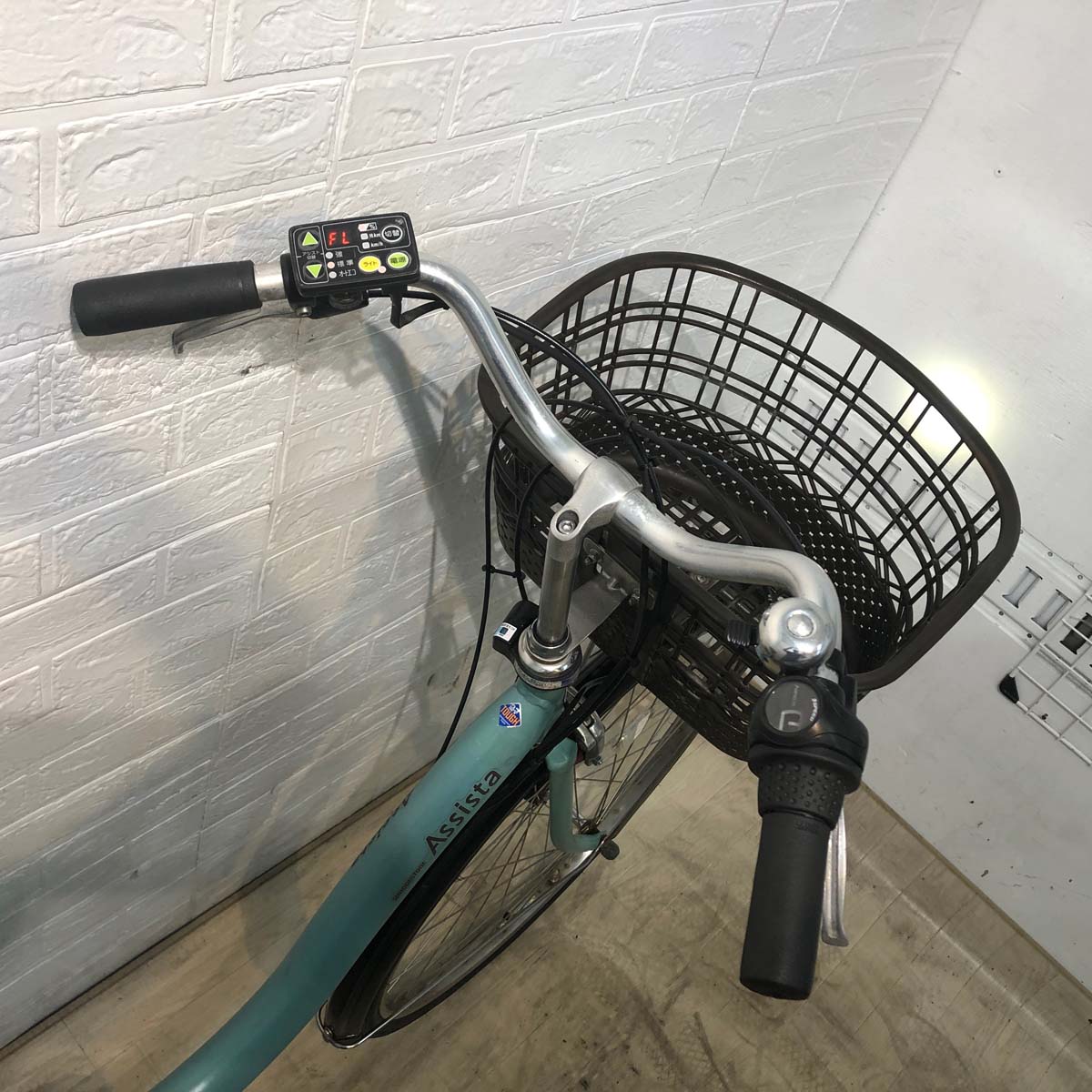 中古電動自転車 ブリヂストン アシスタ DX グリーン 26インチ YG009