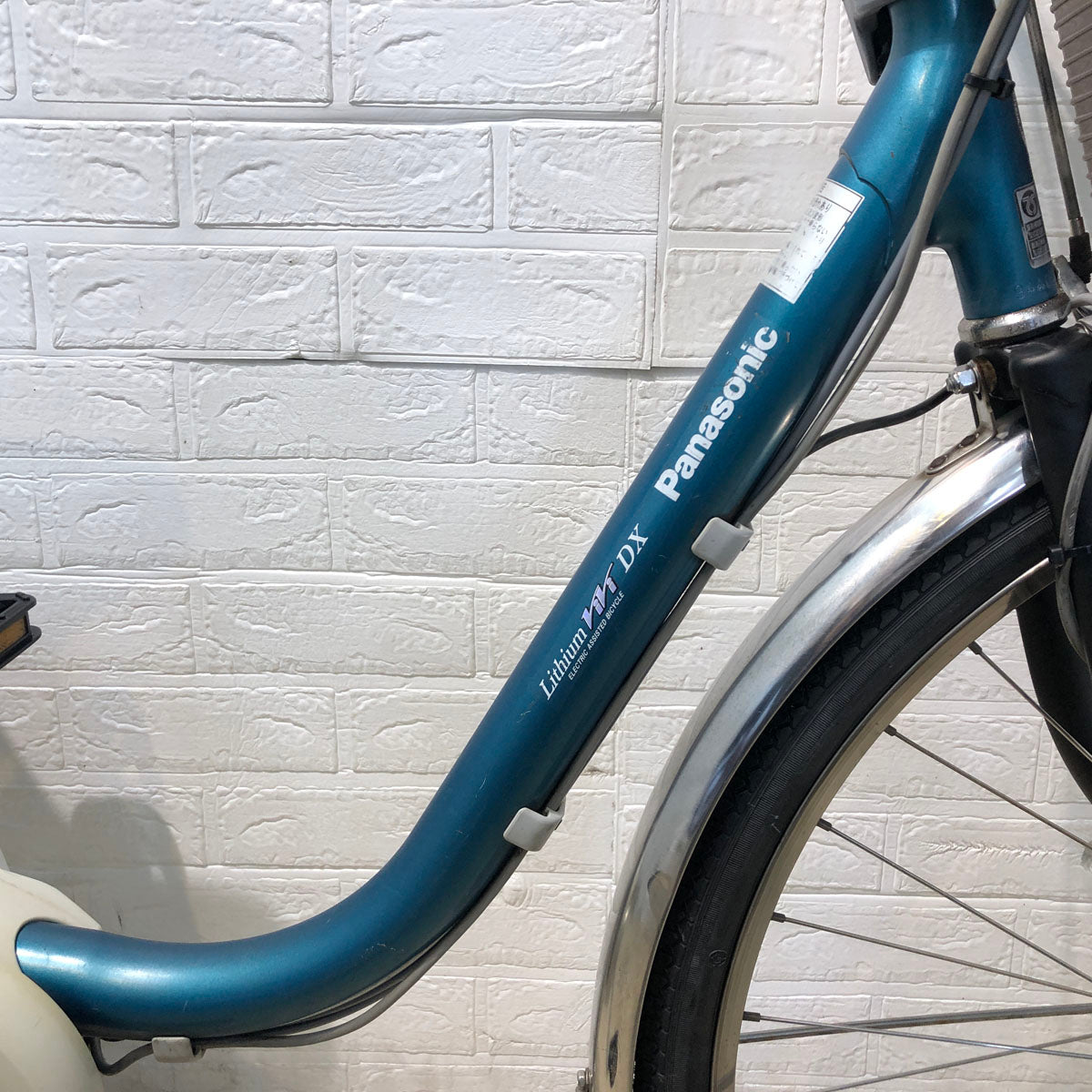中古電動自転車 訳あり スペアバッテリー付 パナソニック ビビ DX  ブルー 26インチ YA092