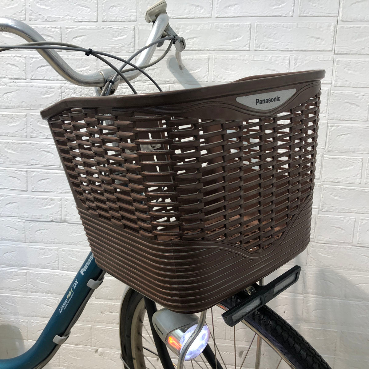 中古電動自転車 訳あり スペアバッテリー付 パナソニック ビビ DX  ブルー 26インチ YA092