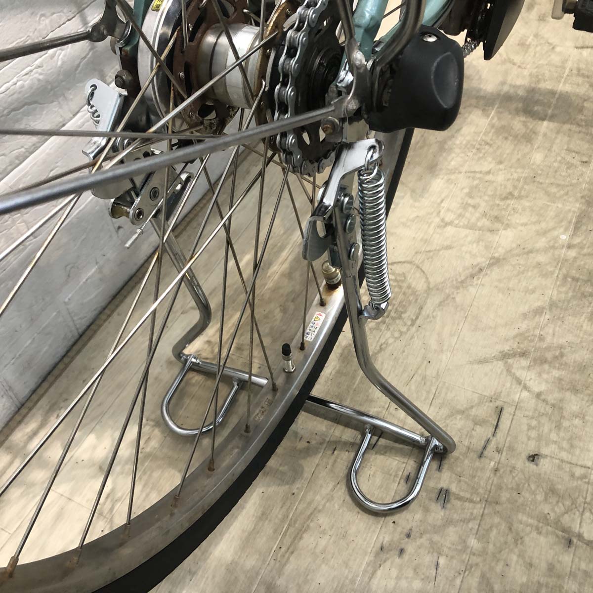 中古電動自転車 ブリヂストン アシスタ DX グリーン 26インチ YG009