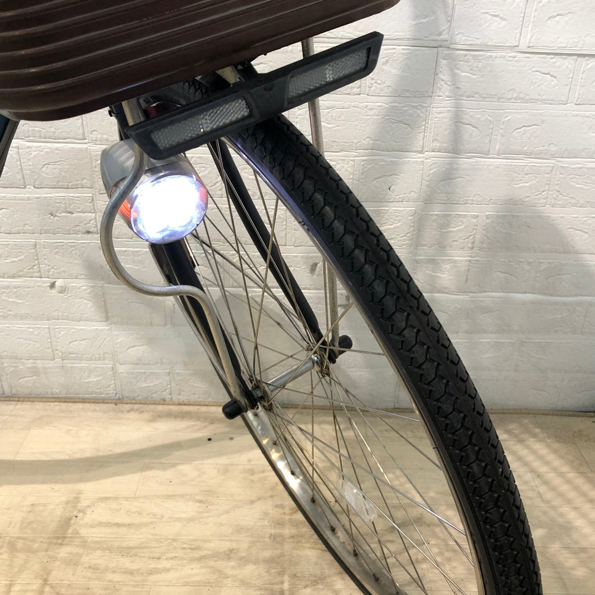 中古電動自転車 訳あり スペアバッテリー付 パナソニック ビビ DX  ブルー 26インチ YA092