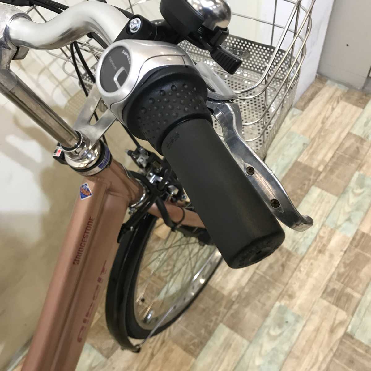シティサイクル ブリヂストン アルベルト　26インチ　ピンク　引き取り限定 ブリヂストン アルベルト e ピンク 26インチ KQ127 【中古車