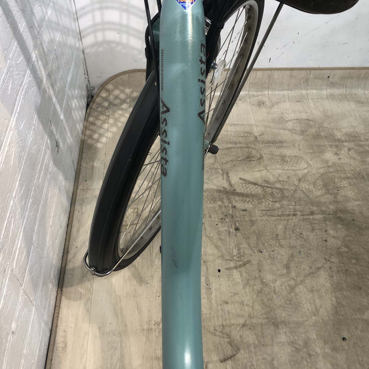 中古電動自転車 ブリヂストン アシスタ DX グリーン 26インチ YG009