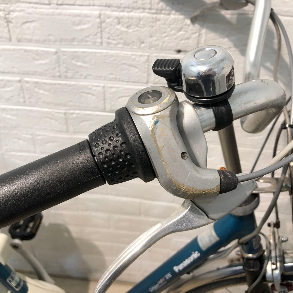 中古電動自転車 訳あり スペアバッテリー付 パナソニック ビビ DX  ブルー 26インチ YA092