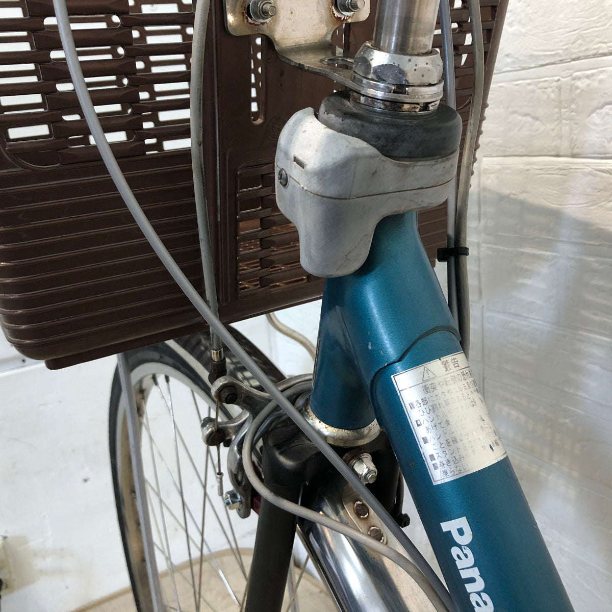 中古電動自転車 訳あり スペアバッテリー付 パナソニック ビビ DX  ブルー 26インチ YA092