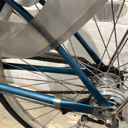 訳あり スペアバッテリー付 パナソニック ビビ DX  ブルー 26インチ YA092 【中古車】