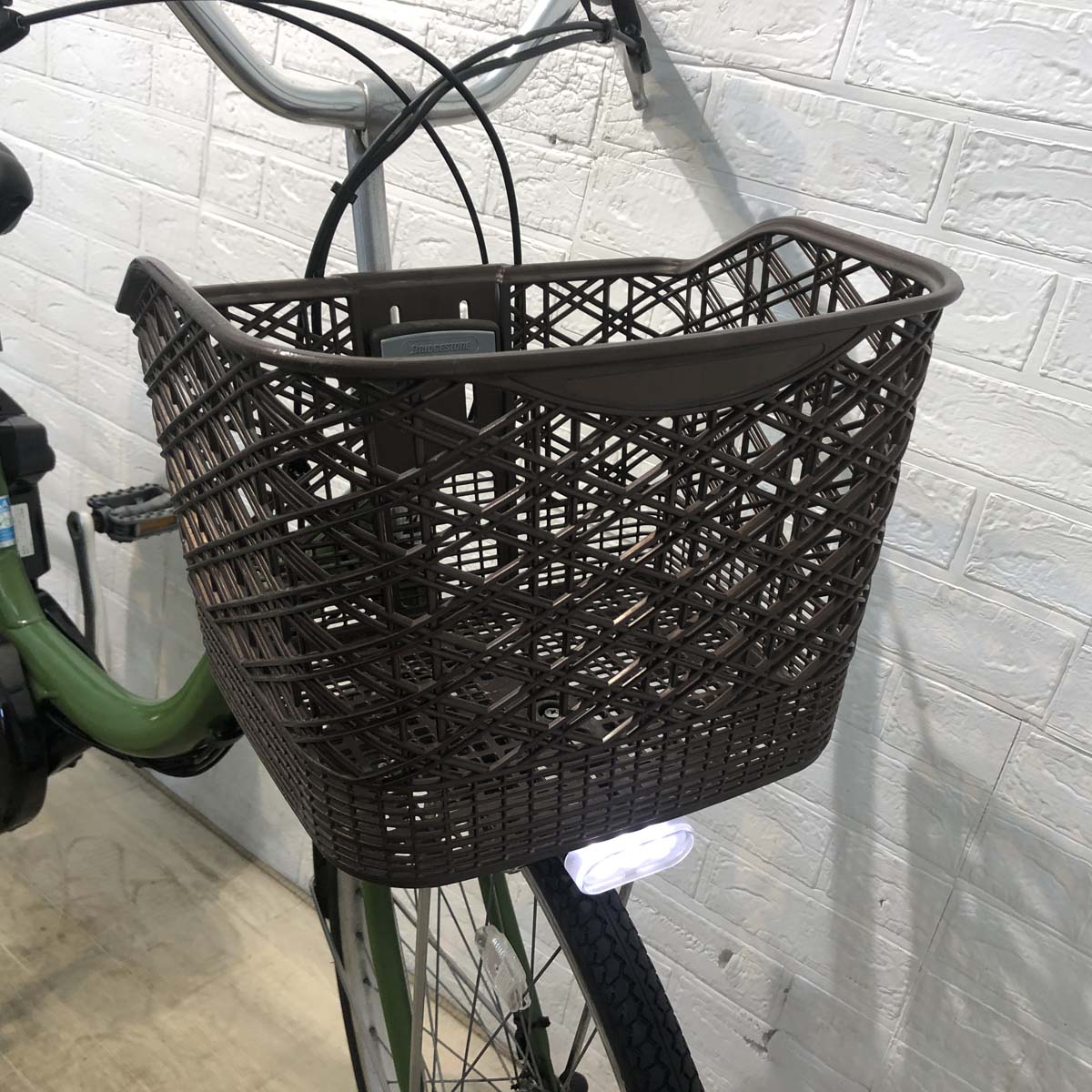 中古電動自転車 ブリヂストン アシスタ ファイン グリーン 24インチ YG010