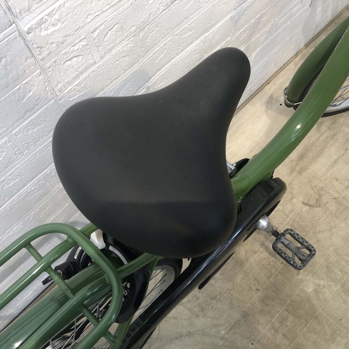 中古電動自転車 ブリヂストン アシスタ ファイン グリーン 24インチ YG010