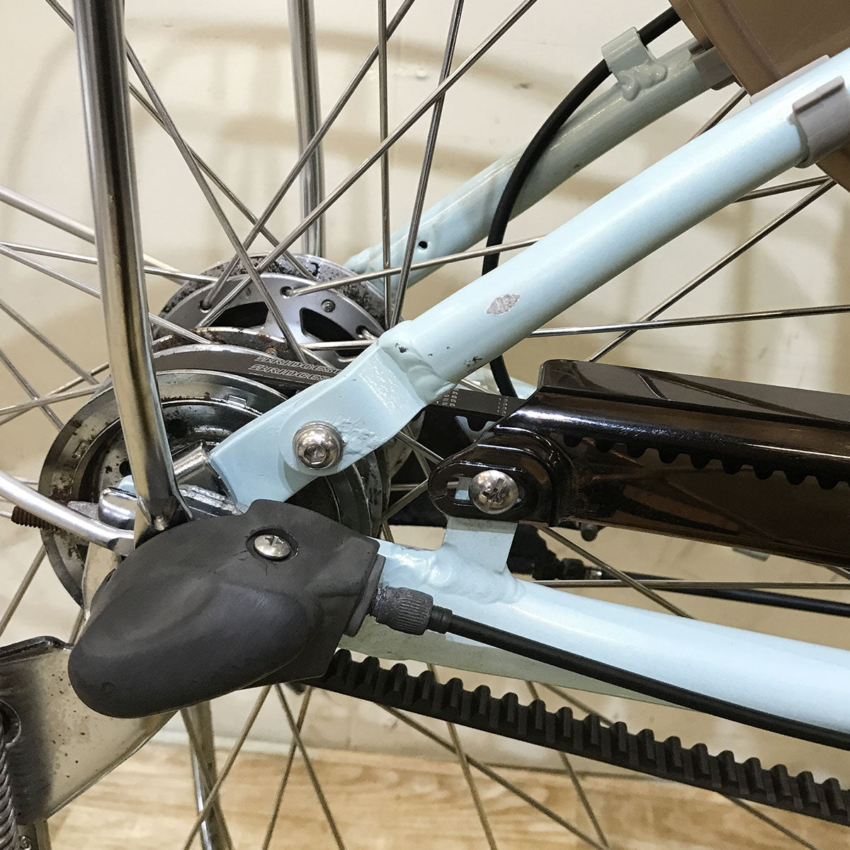中古電動自転車 ブリヂストン フロンティア ブルー 26インチ KF009