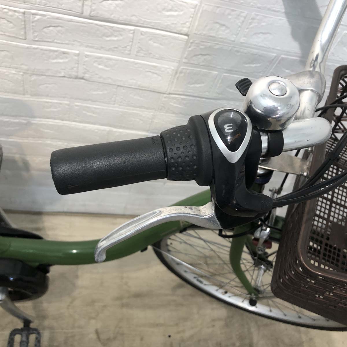 中古電動自転車 ブリヂストン アシスタ ファイン グリーン 24インチ YG010