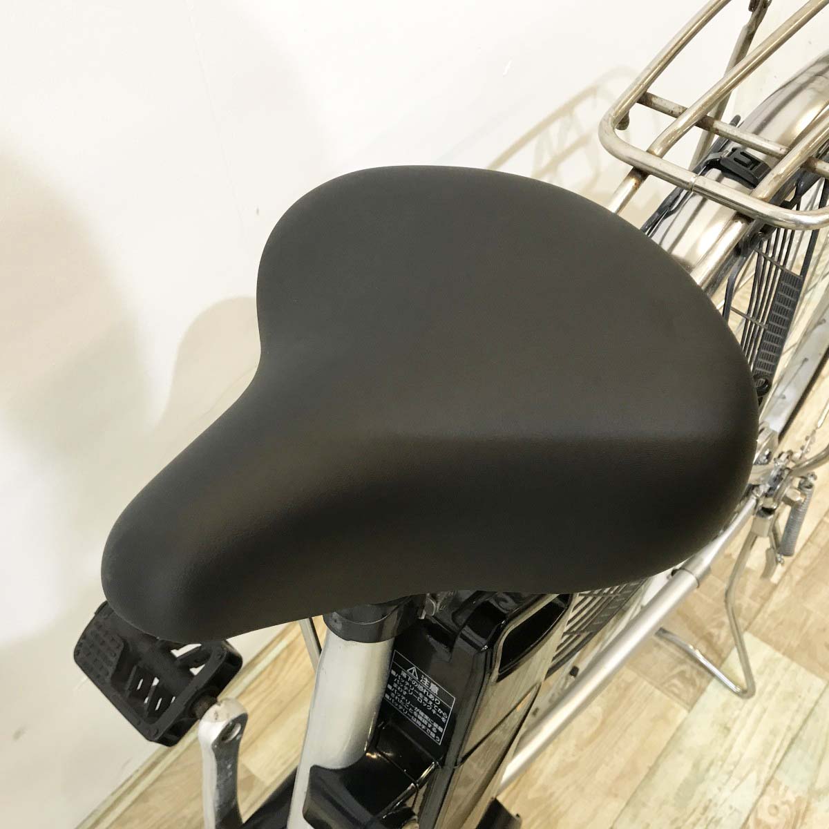 中古電動自転車 パナソニック ビビTX シルバー 26インチ KJ084