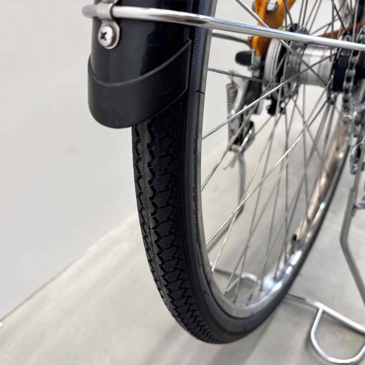 中古電動自転車 ヤマハ PAS ウィズ オレンジ 26インチ YJ030