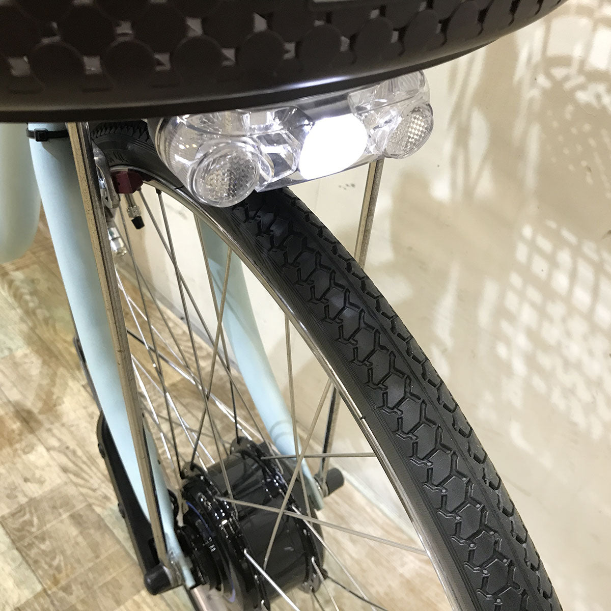 中古電動自転車 ブリヂストン フロンティア ブルー 26インチ KF009