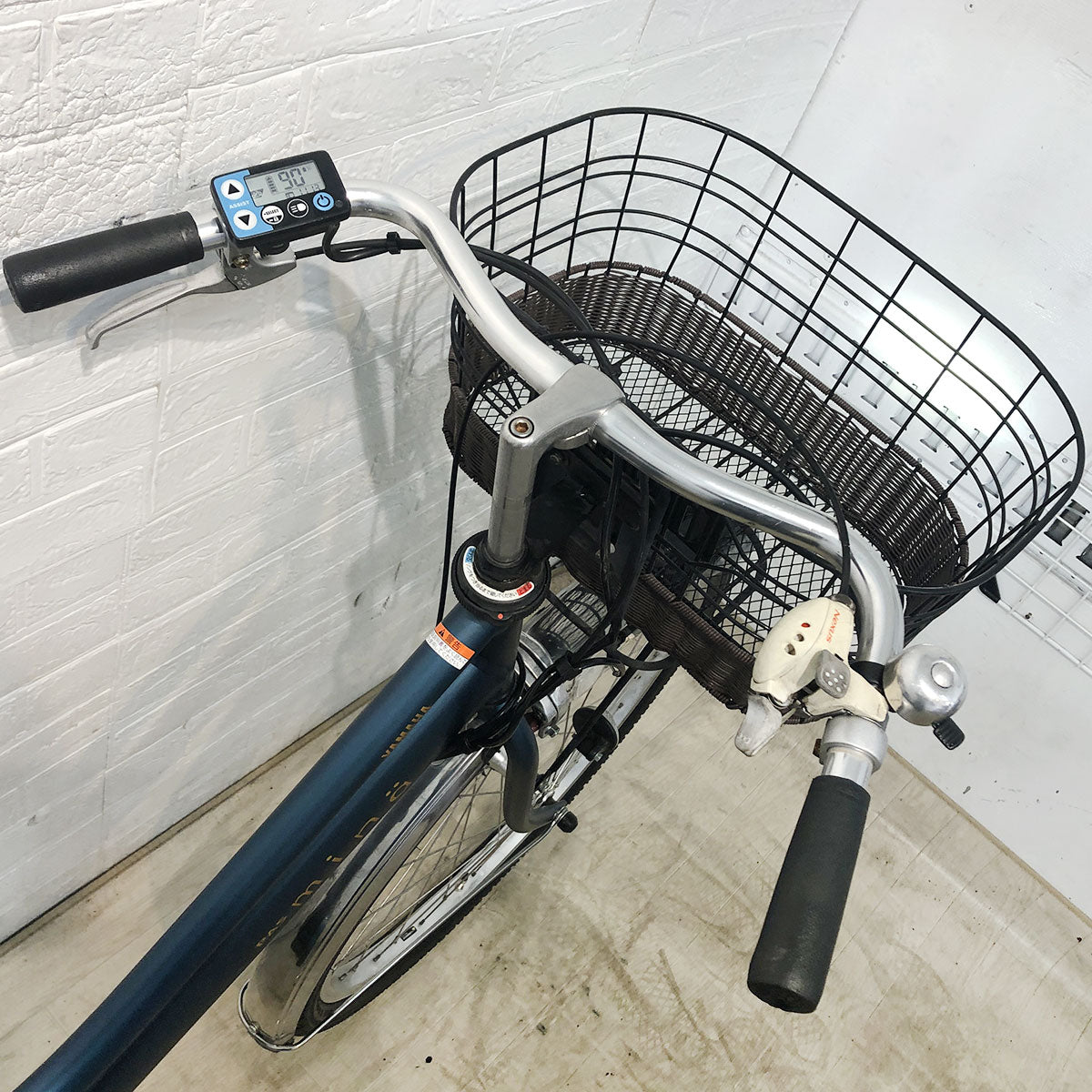 中古電動自転車 ヤマハ PAS ミナ ブルー 26インチ YG011