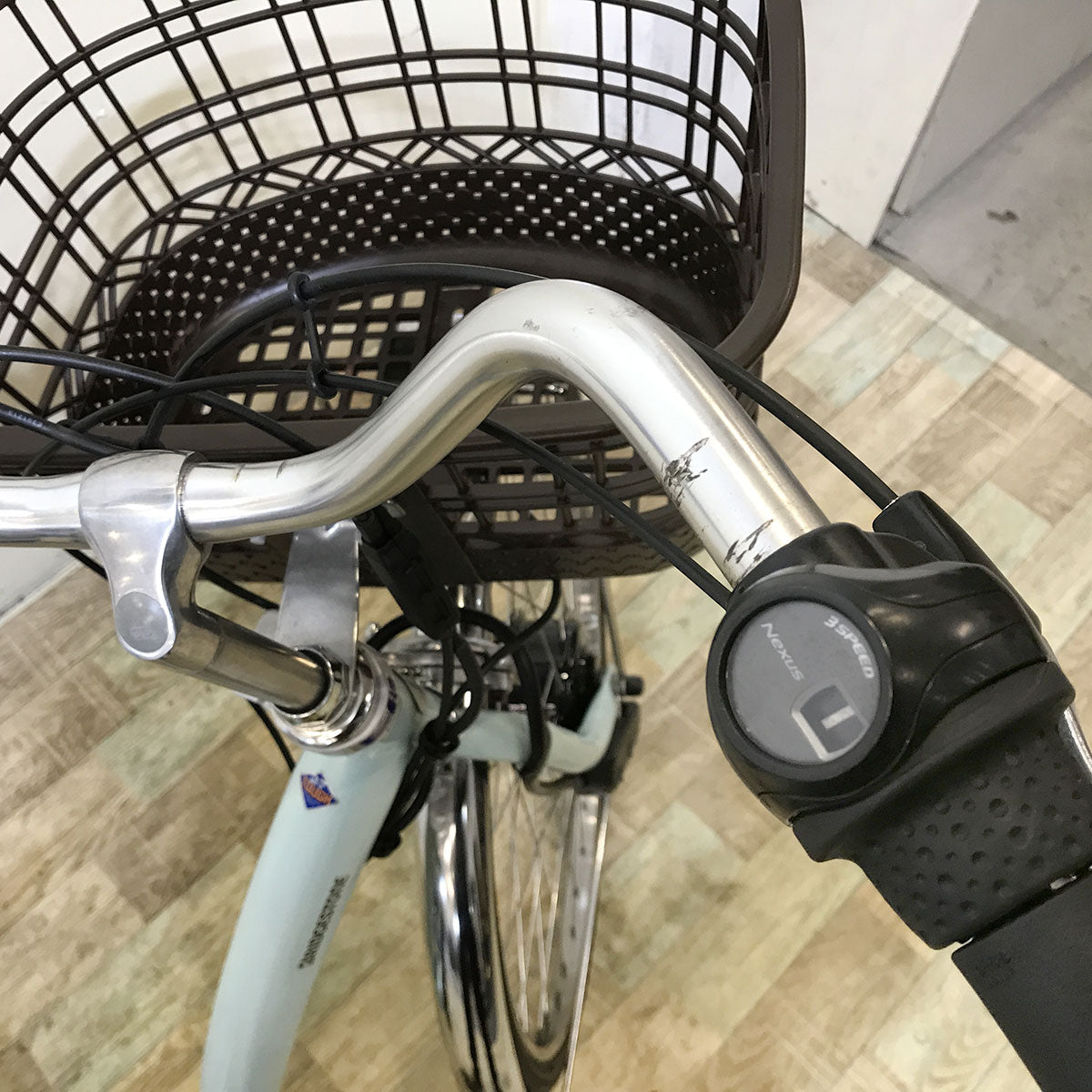 中古電動自転車 ブリヂストン フロンティア ブルー 26インチ KF009