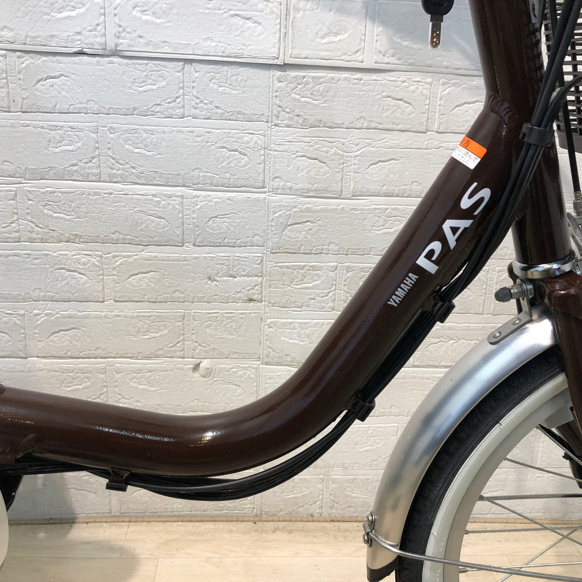 中古電動自転車 ヤマハ PAS パス ワゴン ブラウン 前18×後16インチ