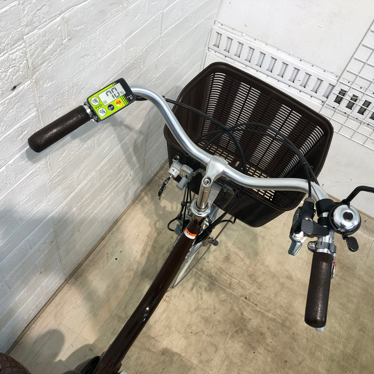中古電動自転車 ヤマハ PAS パス ワゴン ブラウン 前18×後16インチ YA094