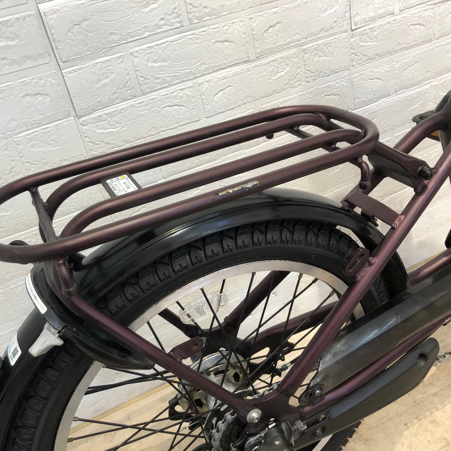ヤマハ PAS Kiss mini XL パス キッス ミニ XL パープル 20インチ YO081【中古車】