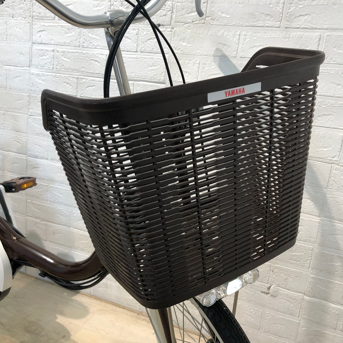 中古電動自転車 ヤマハ PAS パス ワゴン ブラウン 前18×後16インチ YA094