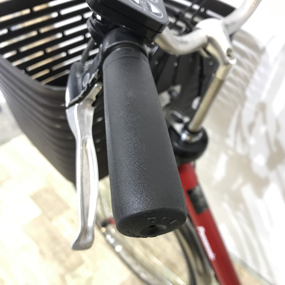 中古電動自転車 パナソニック ビビDX レッド 26インチ KJ085