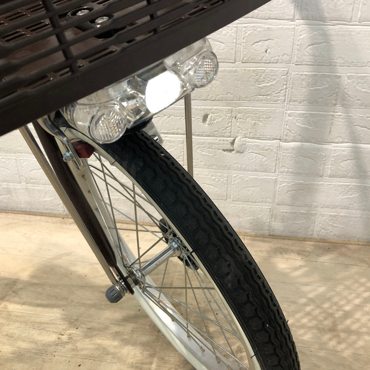 中古電動自転車 ヤマハ PAS パス ワゴン ブラウン 前18×後16インチ YA094