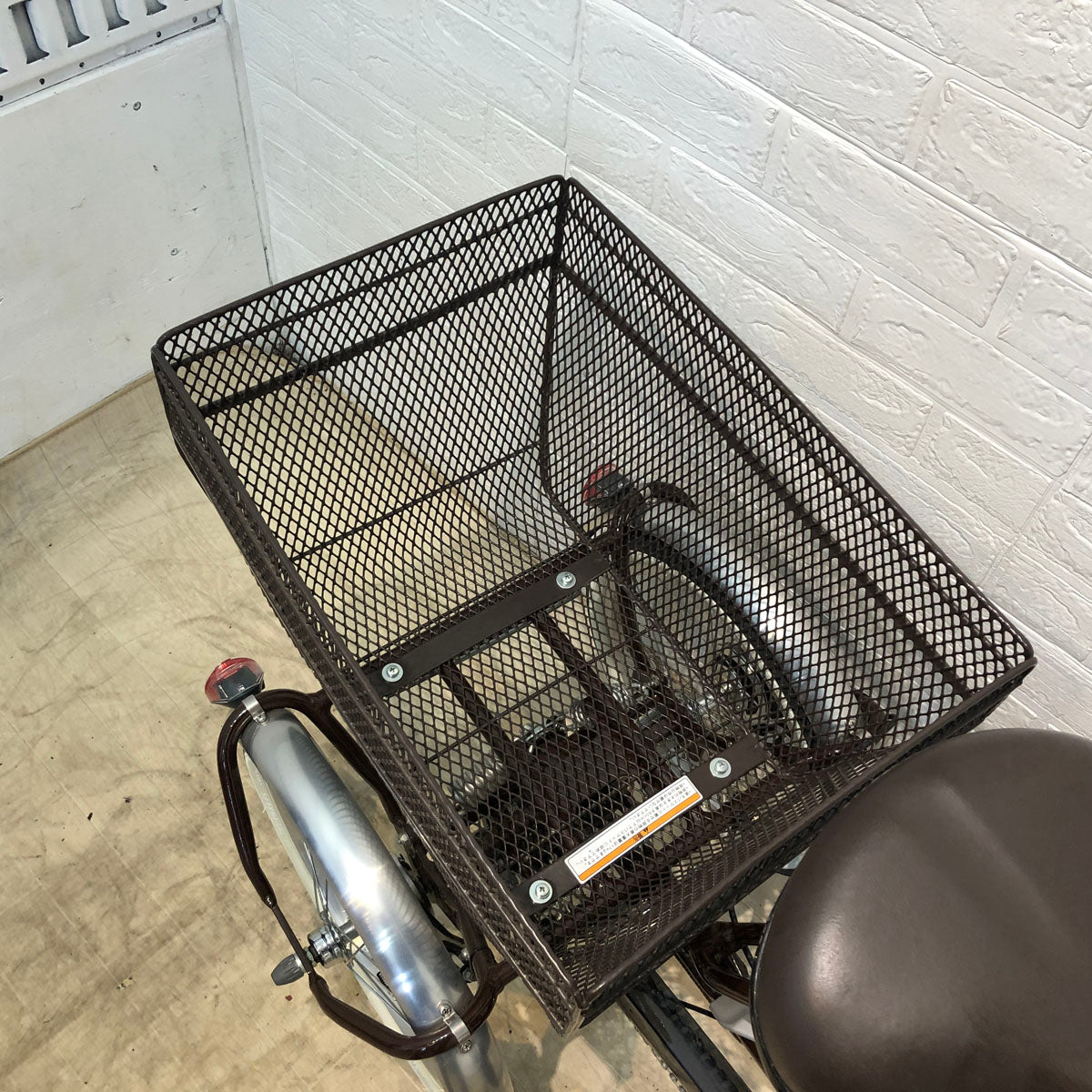 中古電動自転車 ヤマハ PAS パス ワゴン ブラウン 前18×後16インチ YA094