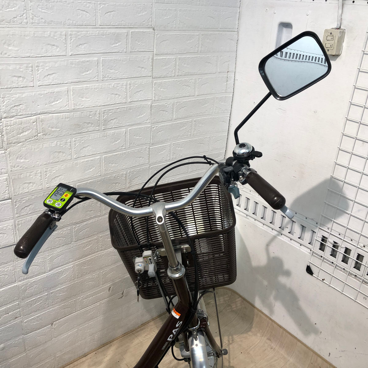 中古電動自転車 ヤマハ PAS パス ワゴン ブラウン 前18×後16インチ YA094