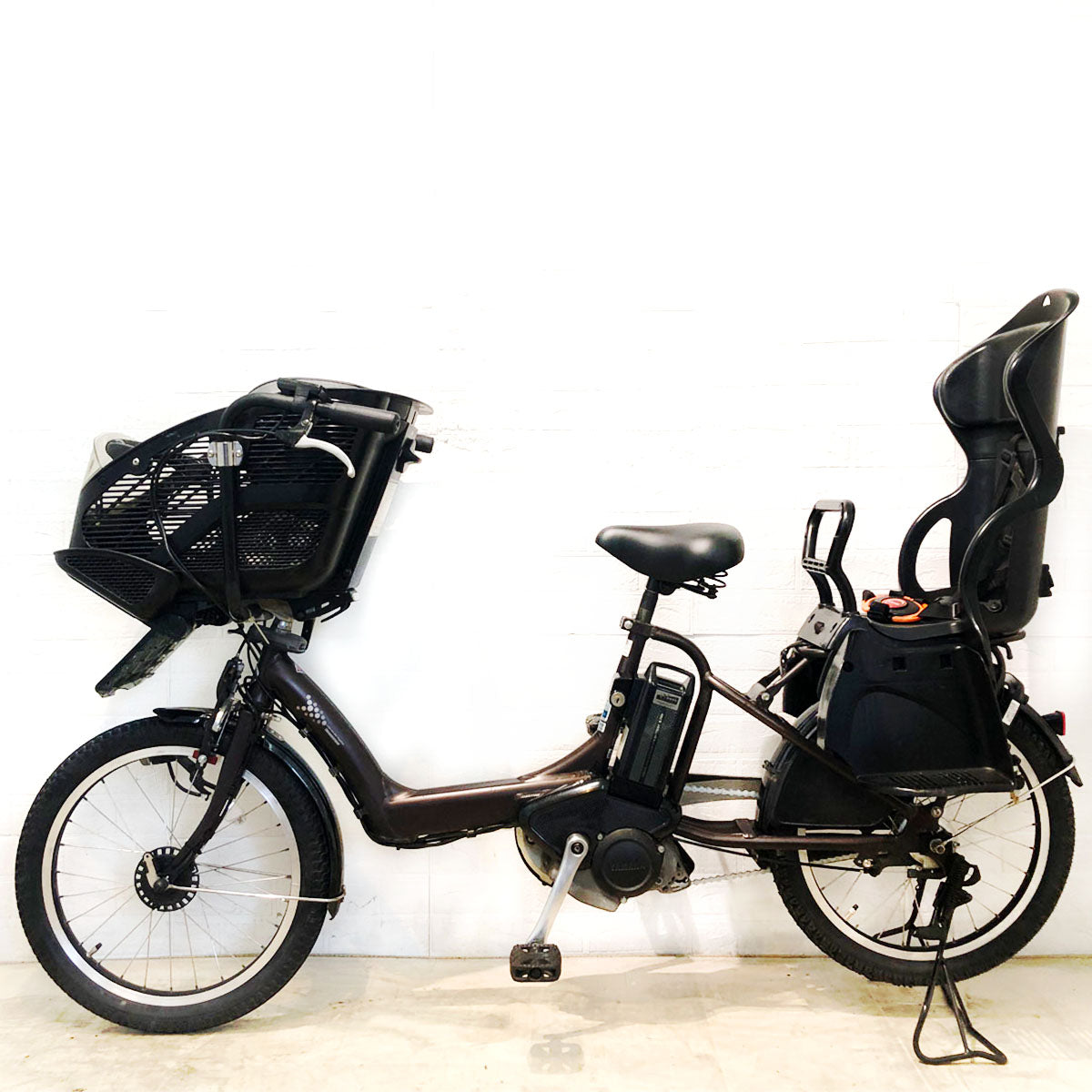 中古電動自転車 ブリヂストン アンジェリーノ プティット e ブラウン 20インチ YA095