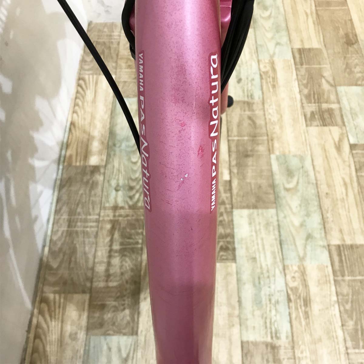 中古電動自転車 ヤマハ PAS ナチュラL ピンク 26インチ KJ086