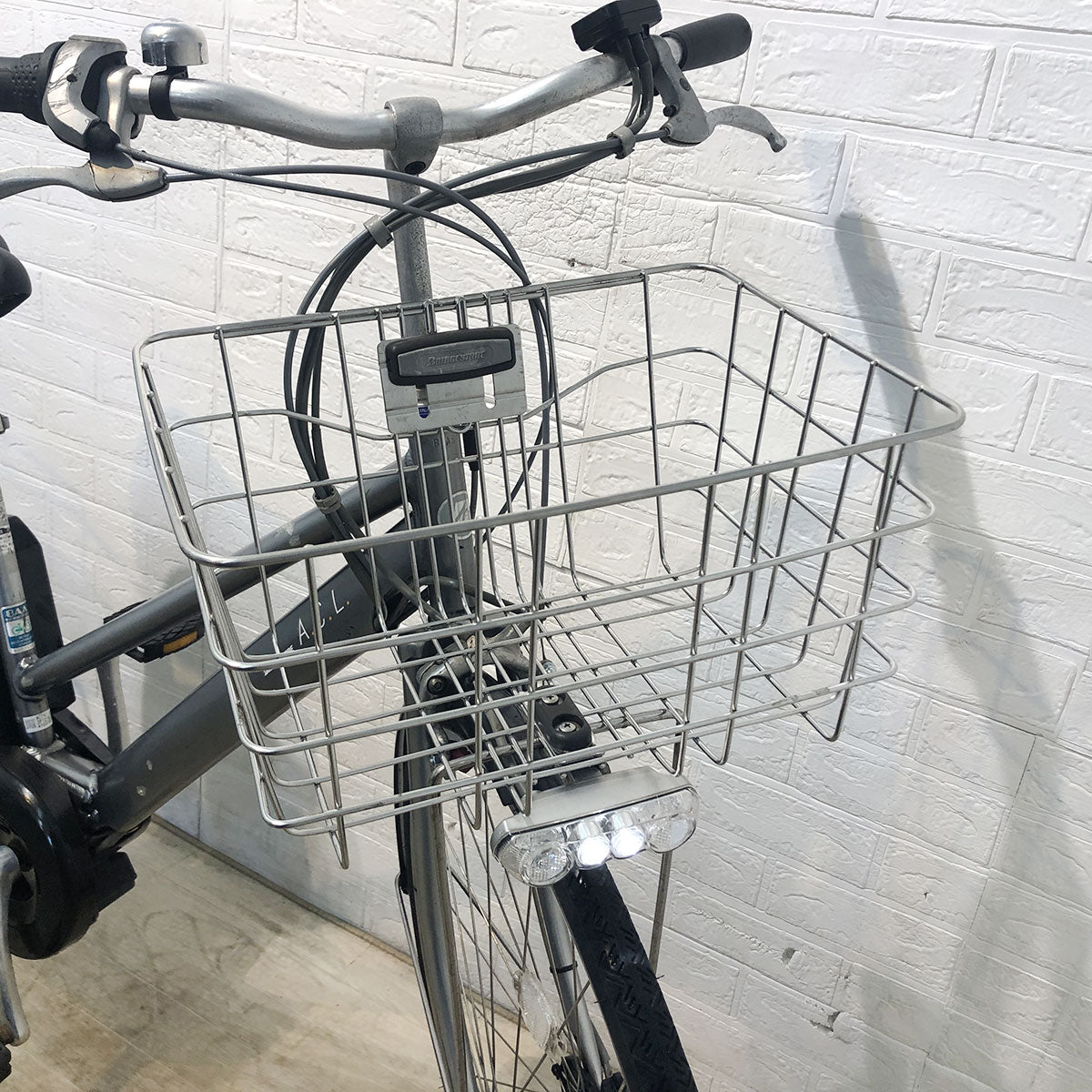 中古電動自転車 ブリヂストン A.C.L シルバー 27インチ YG013
