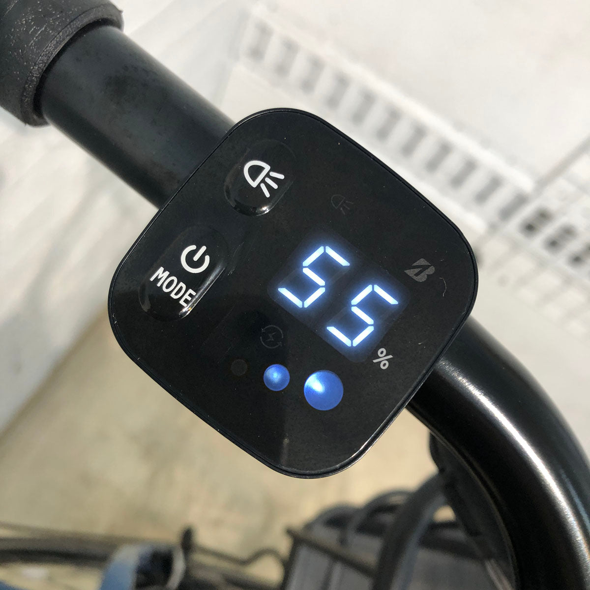 中古電動自転車 ブリヂストン bikke MOB dd ビッケ モブ dd ブルー 前24×後20インチ YA096