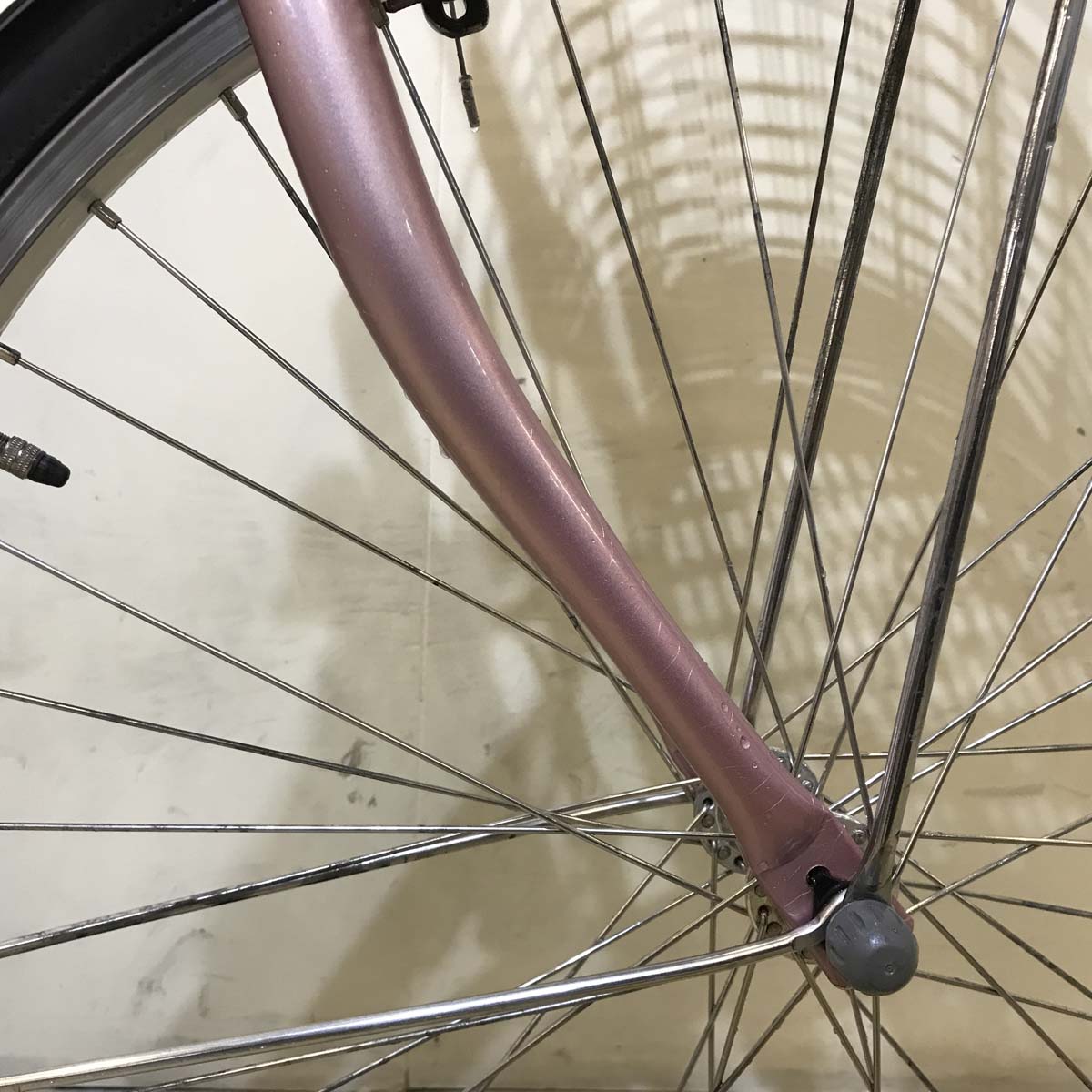 中古電動自転車 パナソニック ビビ ライト U ピンク 24インチ KZ149