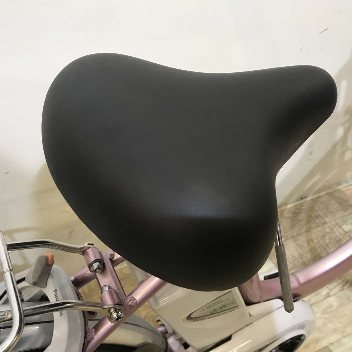 C219★整備済み　中古電動自転車★【Panasonic　軽量リチウムビビライトユー　アルミフレーム　ライトピンク　24インチ】 中古パナソニックViVi電動自転車が格安！ビビ・DX・L・EXなど人気