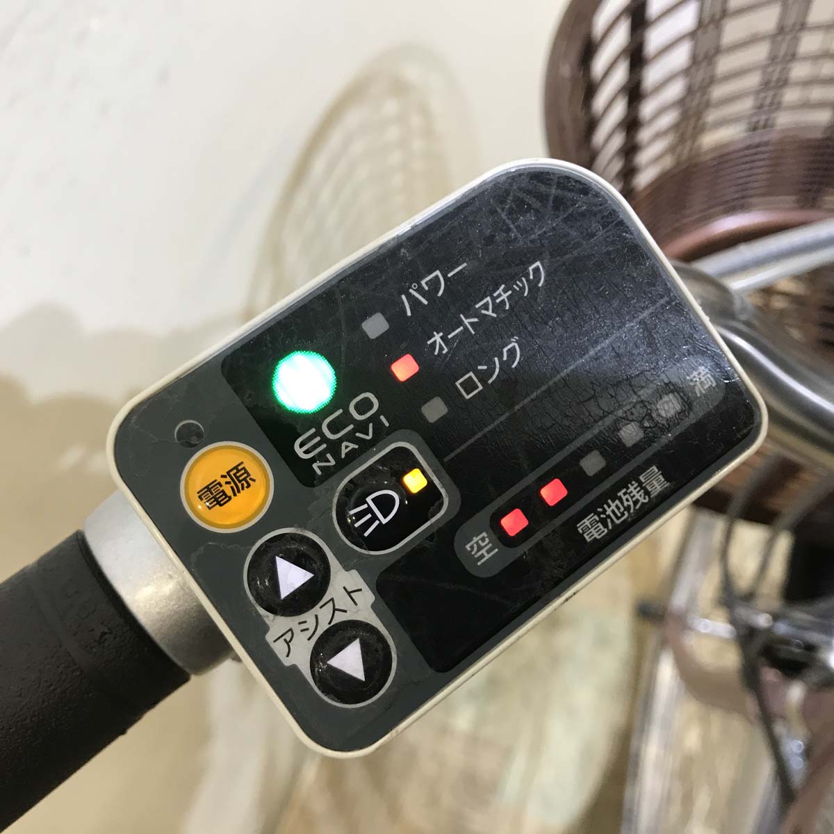 中古電動自転車 パナソニック ビビ ライト U ピンク 24インチ KZ149