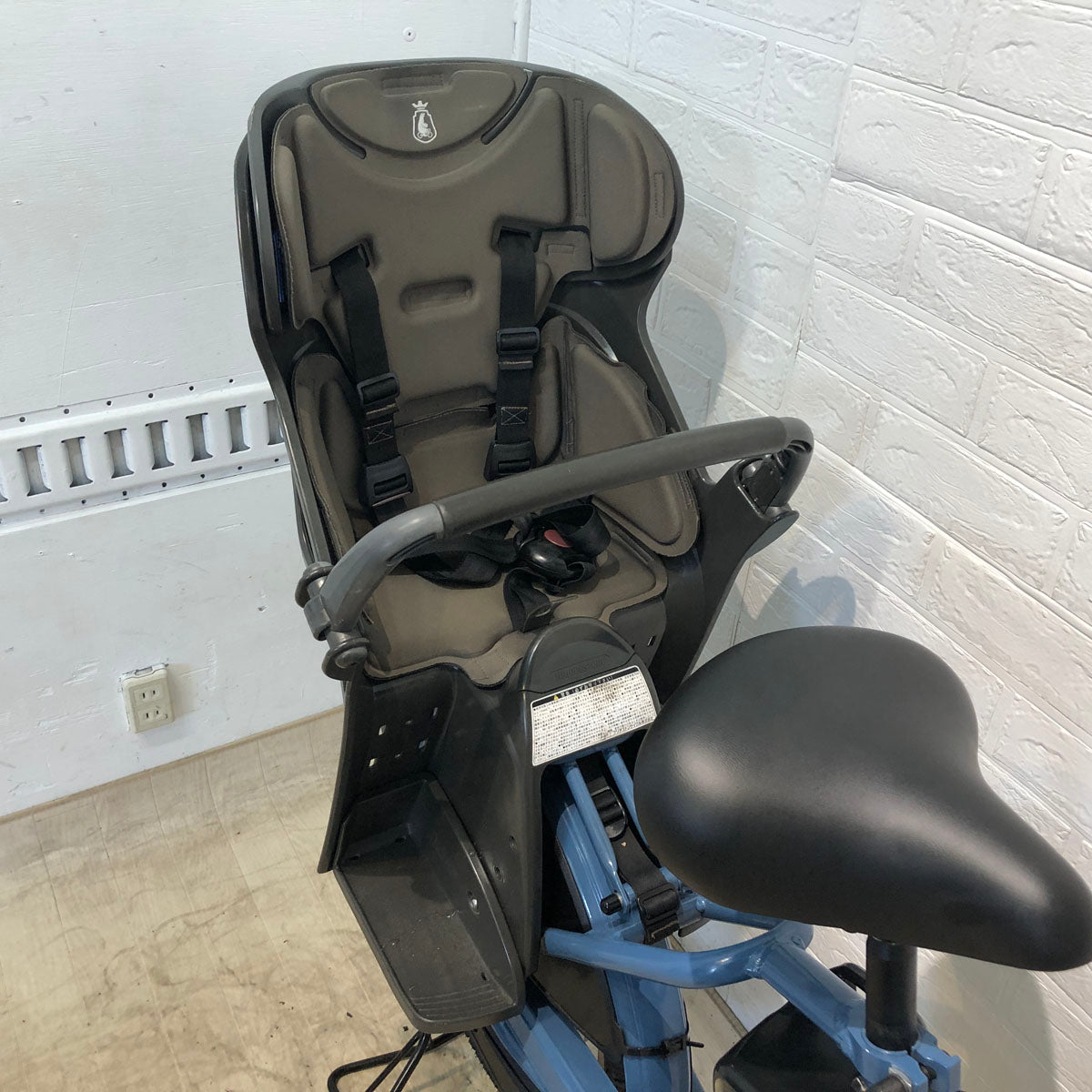 中古電動自転車 ブリヂストン bikke MOB dd ビッケ モブ dd ブルー 前24×後20インチ YA096