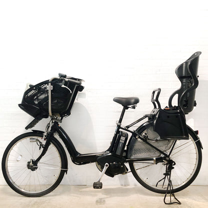 ヤマハ PAS リトルモア ブラック 前22×後26インチ YU005【中古車】
