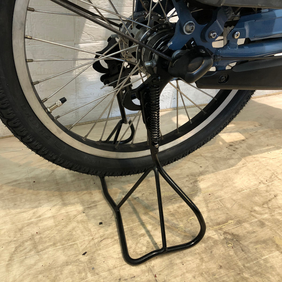 中古電動自転車 ブリヂストン bikke MOB dd ビッケ モブ dd ブルー 前24×後20インチ YA096