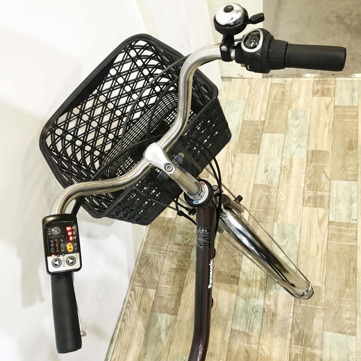 中古電動自転車 パナソニック ビビSX ブラウン 26インチ KJ087