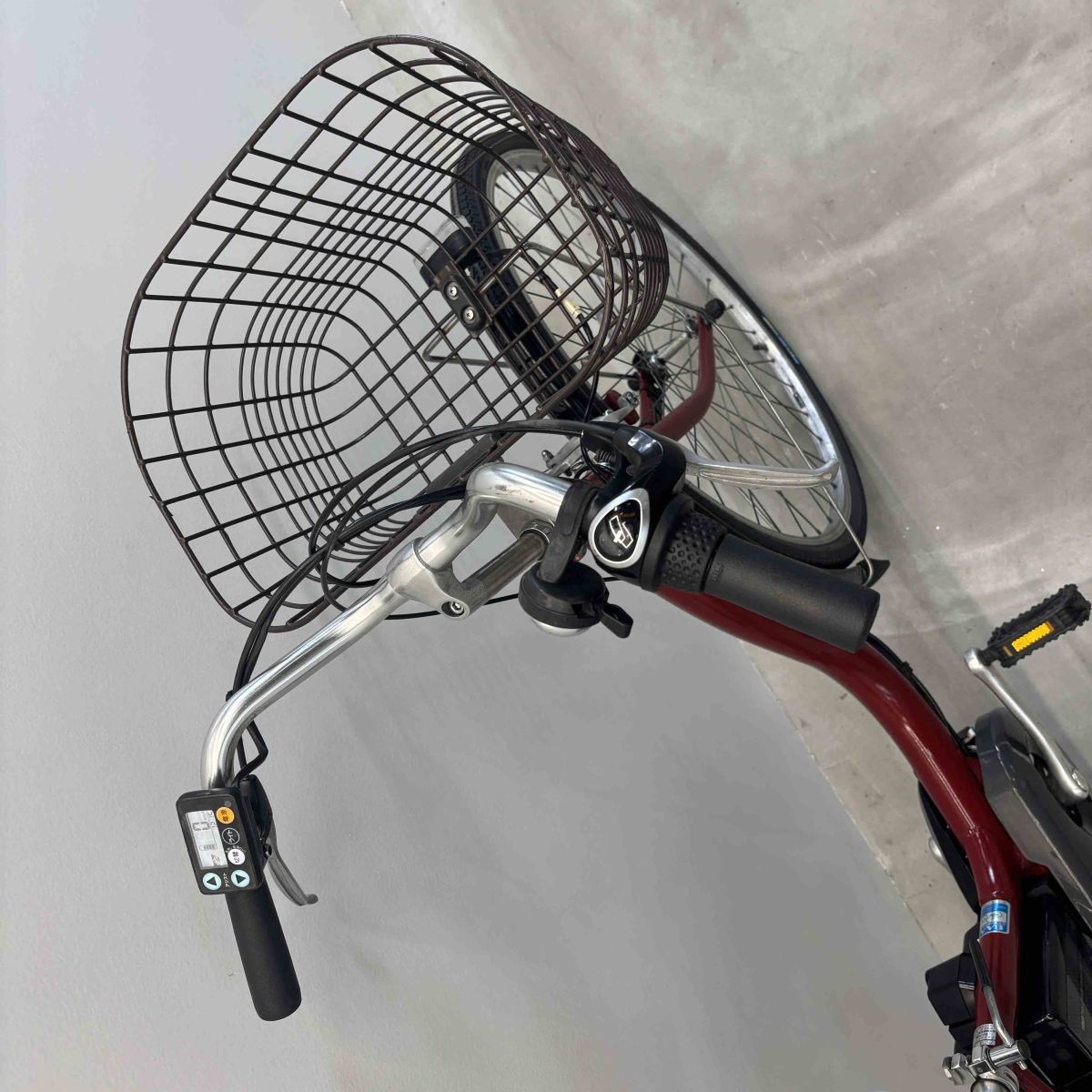 中古電動自転車 ヤマハ PAS チア レッド 26インチ YJ033